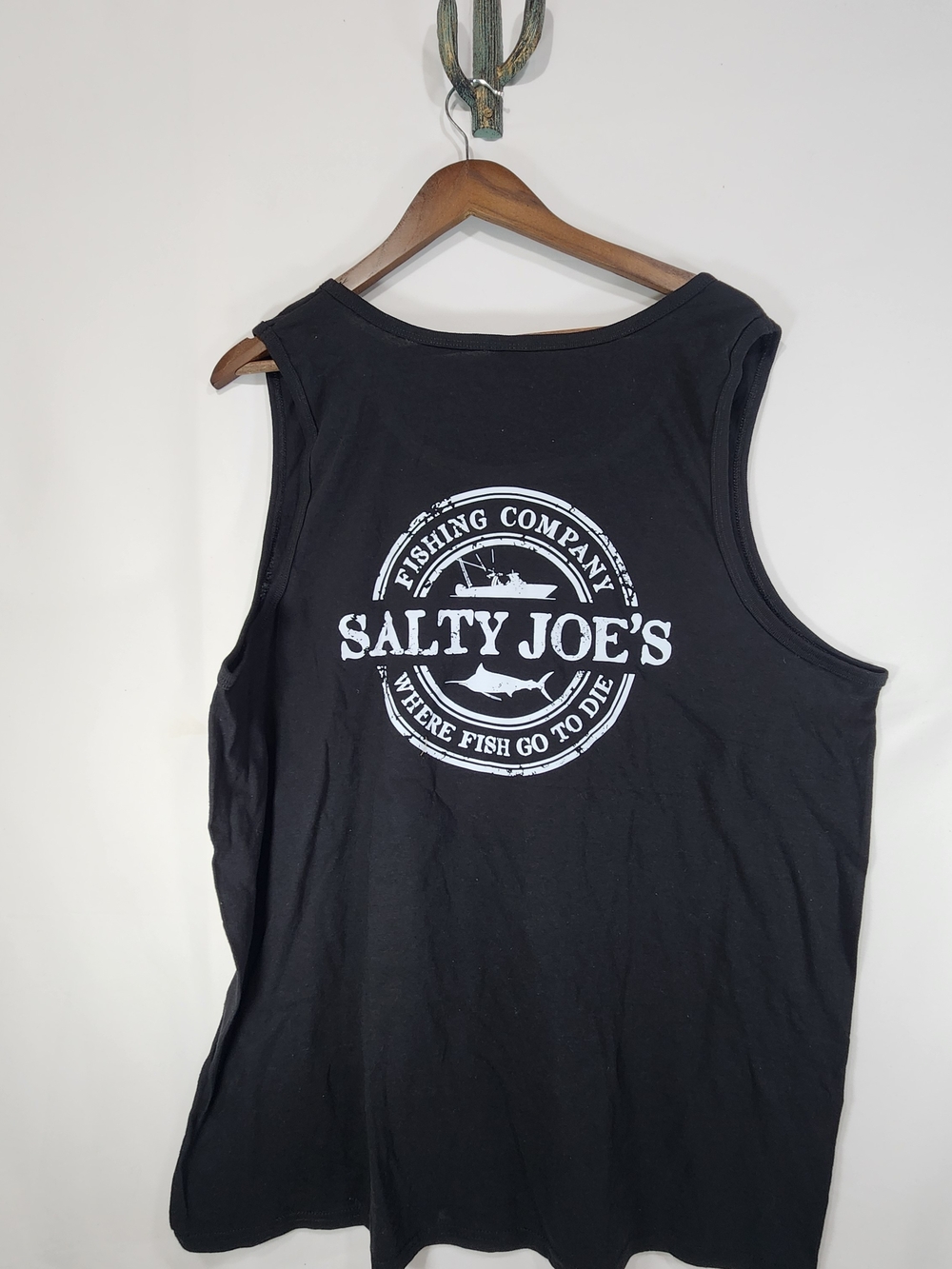 Salty Joe's Fishing Co Black Tank Top Men's Size XL NWOTMen's Black Graphic Tank